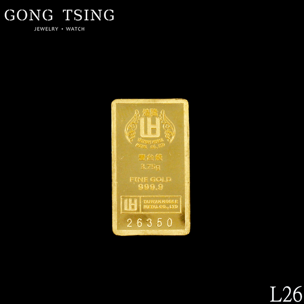 煌隆9999純金1錢金塊