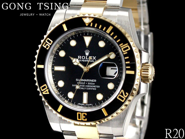勞力士男錶 ROLEX 116613 LN 半金水鬼 黑水鬼 2019年 AD 卡 台灣公司貨 全新未使用品