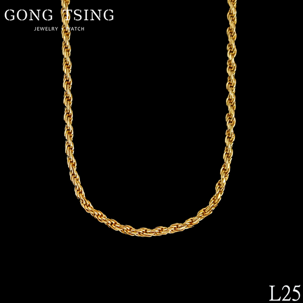 簡約動人金項鍊