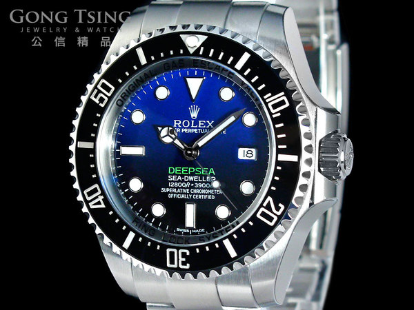 勞力士男錶      ROLEX 116660 D Blue 深藍色漸層面盤 水鬼王 MK1 2018年保卡 未使用品 膠膜齊全 