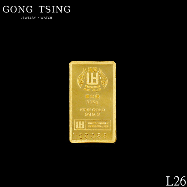 煌隆9999純金1錢金條