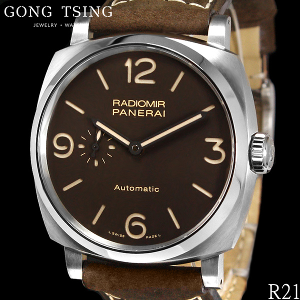 沛納海男錶 PANERAI PAM00619 PAM619 微型自動盤 鈦金屬 3日鍊 原廠盒子 保單