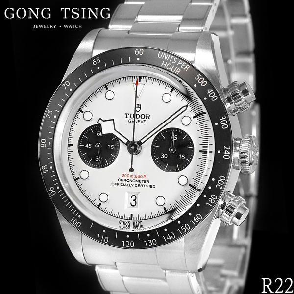 帝舵男錶 TUDOR 79360 N 白熊貓 面盤 計時碼錶顯示 近全新一手錶 2021年保卡(已下訂)